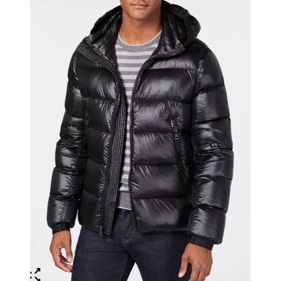 Calvin Klein Men’s Slim Fit Water Resistant Down Puffer Jacket XL -2%F Black - Picture 1 of 13
